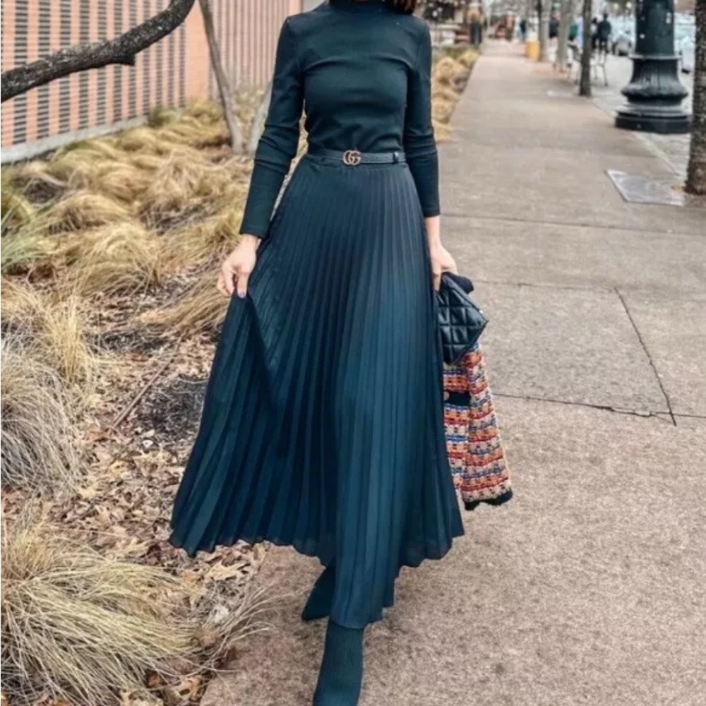 Zara Pleated Midi dress 9878/268
